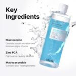 COSRX Low pH Niacinamide Micellar Cleansing Water Daily Mild Facial Cleansing Wash for Sensitive Skin, Sebum control, Korean Skin Care (13.52fl.oz/400ml) - Image 4