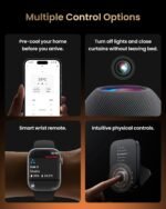 SwitchBot Hub 3 (3rd Gen), Smart Home Hub with 2.4" IPS Screen & Knob Control, WiFi Thermometer Hygrometer, IR Remote (Matter/Bluetooth 200m), Alexa/Google/Apple Home Compatible - Image 9