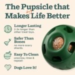 WOOF Starter Pack - Interactive Dog Ball Toy for Boredom - Dog Treat Molds Silicone - Chicken-Flavored Healthy Treats for Dogs - Pupsicle Doggy Enrichment Toy - for Small Pups - 10-25 lbs - Image 4