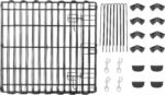 Amazon Basics Foldable Octagonal Metal Exercise Pen for Dogs, Indoor/Outdoor, Single Door, 8 Panels, 24" Height, Extra Small, Easy to Assemble, Black - Image 7