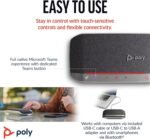 Poly Sync 20 USB-C Personal Portable Smart Speakerphone (Plantronics) – Long Battery Life – Noise/Echo Reduction -Works w/Teams (Certified), Zoom, PC, Mac, Mobile – Amazon Exclusive - Image 6