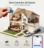 Veise VE027-L WiFi Smart Lock with Handles Set for Front Door, Matte Black | Remote APP Control, Fingerprint Voice & Fob Unlock, Touchscreen Keyless Entry Door Lock with Lever, No Hub Need, Auto Lock - Image 14