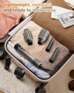 7MAGIC 6 in 1 Multi Hair Styler Dryer Brush, 110,000 RPM High-Speed, Negative Ionic, Fast Drying for Professional Blow Dry, Curling, Volumizing, Straightening and Styling, Silver - Image 8