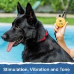Educator ET-300 Mini E Collar for Dog Training with Remote - 1/2 Mile Range, Waterproof, 100 Blunt Stimulation Levels, Tone or Vibration Mode, Night Light Tracking for Small, Medium & Large Dogs - Image 9