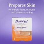 Buf-Puf Gentle Facial Sponge, Dermatologist Developed, Removes Deep Down Dirt & Makeup That Causes Breakouts and Blackheads, Reusable, Exfoliating, 1 Count - Image 9