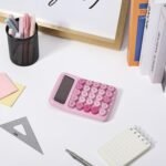 Mr. Pen- Mechanical Switch Calculator, 12 Digit Large LCD Display, Pink | With Big Buttons, Mechanical Switch Calculator for Home, School, Office - Image 7