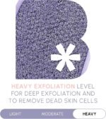 Brooklyn Botany Exfoliating Mitt for Bath and Shower – Heavy Duty Exfoliating Body Scrubber for Massage and Dead Skin Remover for Body – 1 Mitt - Image 5