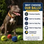 INSUM Squeaky Tennis Balls for Dogs, 2.0 Inch, 12 Pack Squeaky Dog Balls | Built in Squeaker, Durable, SGS Non-Toxic Test, Mini Tennis Balls for Small Breeds, with Mesh Bag - Image 8
