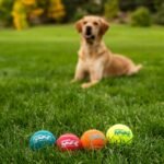 Outward Hound Squeaker Ballz – Squeaky Tennis Balls for Dogs Under 50 lbs, Interactive Dog Toy for Fetch & Training, Medium (2.5"), 4‑Pack - Image 6