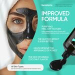 SUNATORIA Original Black Peel Off Face Mask – Charcoal Pore Mask – Helps Remove Excess Oil & Lift Away Surface Impurities – Botanical Extracts & Vitamins A, E, B5 – 2.04 fl oz - Image 3