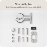 Level Bolt Smart Deadbolt - Make Your Lock Smart Without Changing Keys or Hardware - Matter-Over-Thread - Keyless & Remote Access via Apple, Alexa, Google Home, SmartThings - Image 10