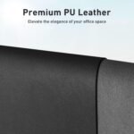 Aothia Leather Office Desk Pad Protector, Non-Slip PU Leather Desk Blotter, Waterproof Laptop Writing Mouse Pad for Office and Home, Black, 31.5" x 15.7" - Image 3