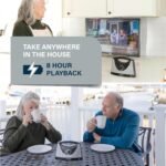 SEREONIC PRO Portable Wireless TV Speakers for Smart TV Without The Blaring Volume, Ideal for Elderly and Hard of Hearing with Extra Earbuds and Power Adapter - 100ft Range (Classic) - Image 4