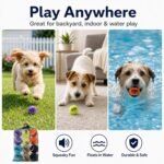INSUM Squeaky Tennis Balls for Dogs, 2.0 Inch, 12 Pack Squeaky Dog Balls | Built in Squeaker, Durable, SGS Non-Toxic Test, Mini Tennis Balls for Small Breeds, with Mesh Bag - Image 5