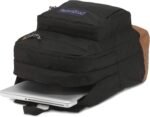 JanSport Cool Backpack, with 15-inch Laptop Sleeve - Large Computer Bag Rucksack with 2 Compartments, Ergonomic Straps, Black - Image 6