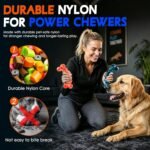 WOWBALA Dog Toys for Aggressive Chewers,Indestructible Dog Chew Toy | Tough Nylon, Not Easy to Bite Break, Long Lasting Fun, Teeth Cleaning for Medium & Large Dogs,2 Pack - Image 4