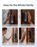 SwitchBot Lock Vision Pro Smart Lock, Palm Vein + Fingerprint, Keyless Entry Deadbolt for Front Door, Touchless Unlock, 12-Month Battery, WiFi No Hub, Auto-Lock, Matter, Apple Home, Alexa, Google - Image 6