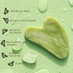 BAIMEI IcyMe Gua Sha & Jade Roller Set for Facial Sculpting and Relaxation | Cooling Face Roller & Guasha Tool for Face Depuffing & Jawline Definition, Beauty Skin Care Tool Gifts for Women–Green - Image 5