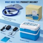 Ice Machine for Knee After Surgery, Cold Therapy Machine with Programmable, Silent Cold Water Circulation System, Suitable for Post-Operative Rehabilitation Care, Relieving Sports Swelling and Pain - Image 8
