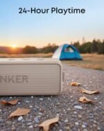 Anker soundcore 2 Portable Bluetooth Speaker, Stereo Sound, IPX7 | BassUp, 24H Playtime, Bluetooth 5, Wireless Speaker for Home, Outdoors, Travel-Mocha Brown - Image 4