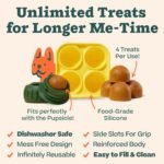 WOOF Pupsicle and Treat Tray - Long-Lasting Interactive Dog Ball Toy and Silicone Dog Treat Mold - Keep Your Pup Busy - Easy to Clean - Dog Toys for Small Dogs 10-25 lbs - Image 7