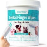 MEDUWEDU Dental Care Finger Wipes 60 Counts,Teeth Cleaning Finger Wipes for Dogs & Cats,Reduces Plaque & Supports Oral Freshness, Coconut Scent - Image 2