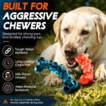 WOWBALA Dog Toys for Aggressive Chewers,Indestructible Dog Chew Toy | Tough Nylon, Not Easy to Bite Break, Long Lasting Fun, Teeth Cleaning for Medium & Large Dogs,2 Pack - Image 3