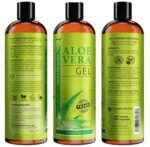 Seven Minerals Aloe Vera Gel with Freshly Cut Pure Organic Aloe - Big 12oz - Texas Grown, HighestQuality, Vegan, Unscented, Non-Sticky - After Sun, Skin & Face Moisturizer, Hair Mask - Image 7