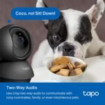 Tapo 1080p Pan/Tilt Security Camera for Baby Monitor, Pet Camera, C201 | Motion Detection, 2-Way Audio, Night Vision, Cloud & SD Card Storage, Works with Alexa & Google Home, Black - Image 8