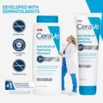 CeraVe Hydrating Anti Dandruff Shampoo, Itchy Scalp Treatment, 12oz | Helps Eliminate Flakes with 1% Pyrithione Zinc, Hyaluronic Acid, Niacinamide and Ceramides In A Sulfate Free Formula - Image 8