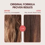 One 'N Only Argan Oil Hair Treatment - Lightweight & Hydrating Hair Oil for Natural, Wigs & Extensions - Shine Enhancing, Heat Protectant & Frizz Control (8 oz) - Image 5