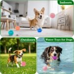9 Pack Squeaky Dog Balls 2.5″ Dog Toys Balls for Small Medium Dogs Pet Puppy Chew Toys for Teething No Odor Durable Spiky Balls for Teeth Cleaning and Training for Small Dogs（Small） - Image 8