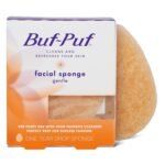 Buf-Puf Gentle Facial Sponge, Dermatologist Developed, Removes Deep Down Dirt & Makeup That Causes Breakouts and Blackheads, Reusable, Exfoliating, 1 Count - Image 2