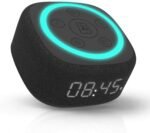 Gemini Home Speaker with AI Voice Assistant Access & Built-in Mic, Bluetooth White Noise Machine for Bedroom, 16 Sleep Sounds, 8 RGB Night Light Modes, LED Clock Display (BRS-180) | White noise machine for bedroom - 16 sleep sounds, 8 RGB night light modes - rich audio sound - black - Image 2
