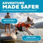 Outward Hound Granby Splash Orange Dog Life Jacket, Small - Image 3