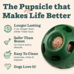 WOOF Pupsicle and Treat Tray - Long-Lasting Interactive Dog Ball Toy and Silicone Dog Treat Mold - Keep Your Pup Busy - Easy to Clean - Dog Toys for Small Dogs 10-25 lbs - Image 4