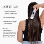 IGK GOOD BEHAVIOR 4-in-1 Prep Spray | Leave In + Detangle + Heat Protectant | Vegan + Cruelty Free | 7 Oz | Controls Frizz for 24 Hours, Heat Protection + Shine, Weightless + Vegan, 7 Oz - Image 6