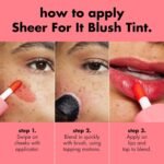 e.l.f. Sheer For It Blush Tint, Multi-Use, Long-Lasting Lip & Cheek Makeup, Creates A Natural Flush Finish, Vegan & Cruelty-Free, Cherry Cola - Image 4