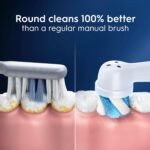Oral-B iO Series Ultimate Clean Electric Toothbrush Replacement Brush Heads for an Oral-B Electric Toothbrush, 2 Count, White - Image 5