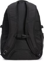 Amazon Basics Travel Laptop Backpack with Multiple Pockets and Compartments for 17 in / 43.1 cm Laptop, Water Resistant, Spacious with Padded Shoulder Straps, Black - Image 6