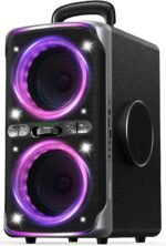 Party Bluetooth Speaker - 240W Peak Loud Speaker, Dazzling Light Show, Deep Bass, IPX4 Waterproof, 15H Battery, TWS Pairing, BT 5.3 Wireless, Portable for Home/Outdoor/Beach/Pool Party - Image 2