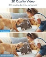 GNCC Security Camera Indoor with 2K Night WiFi Cameras for Home Security | 2K Night Vision,AI Motion Tracking, Smart detection and alerts,SD Card or Paid Cloud, WiFi Security Camera for Pet/Elderly - Image 4