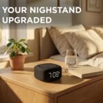 Gemini Home Speaker with AI Voice Assistant Access & Built-in Mic, Bluetooth White Noise Machine for Bedroom, 16 Sleep Sounds, 8 RGB Night Light Modes, LED Clock Display (BRS-180) | White noise machine for bedroom - 16 sleep sounds, 8 RGB night light modes - rich audio sound - black - Image 3