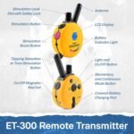 Educator ET-300 Mini E Collar for Dog Training with Remote - 1/2 Mile Range, Waterproof, 100 Blunt Stimulation Levels, Tone or Vibration Mode, Night Light Tracking for Small, Medium & Large Dogs - Image 5