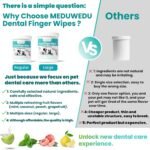 MEDUWEDU Dental Care Finger Wipes 60 Counts,Teeth Cleaning Finger Wipes for Dogs & Cats,Reduces Plaque & Supports Oral Freshness, Coconut Scent - Image 8