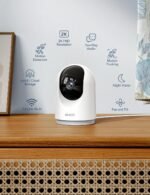 GNCC 2K Security Cameras, Home Security Camera Indoor, 5G/2.4G WiFi 4Pack | 360° Motion Detection for Pets/Baby/Dog, Two-Way Audio, Night Vision, 24/7 SD Card Storage, Cloud Storage, Works with Alexa - Image 3