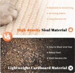 LMUGOOS Cat Scratcher, Cat Natural Sisal Scratching Pad, Kitten Interactive Toy with Ball Track Spring Ball for Chasing Hunting Mental Physical Exercise Puzzle - Image 5