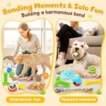 KIPRITII 25 Pack Various Dog Toys Set – Ideal for Teething, Entertainment & Interactive Play, Includes Puppy Toys, Rope Toys, Treat Balls and Squeaky Dog Toys - Image 5