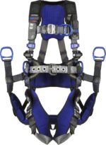 3M DBI-SALA ExoFit X300 Comfort Tower Climbing Positioning Suspension Safety Harness, Telecommunications Fall Protection,Back,Front,Hip D-Rings,Auto-Locking Quick Connect Leg,Chest Buckles, 1113191, M - Image 2