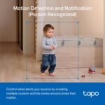 Tapo 1080p Pan/Tilt Security Camera for Baby Monitor, Pet Camera, C201 | Motion Detection, 2-Way Audio, Night Vision, Cloud & SD Card Storage, Works with Alexa & Google Home, Black - Image 7